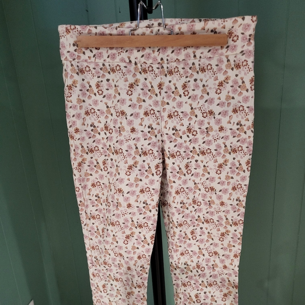 Carolina Belle Pink and Brown Floral Pants